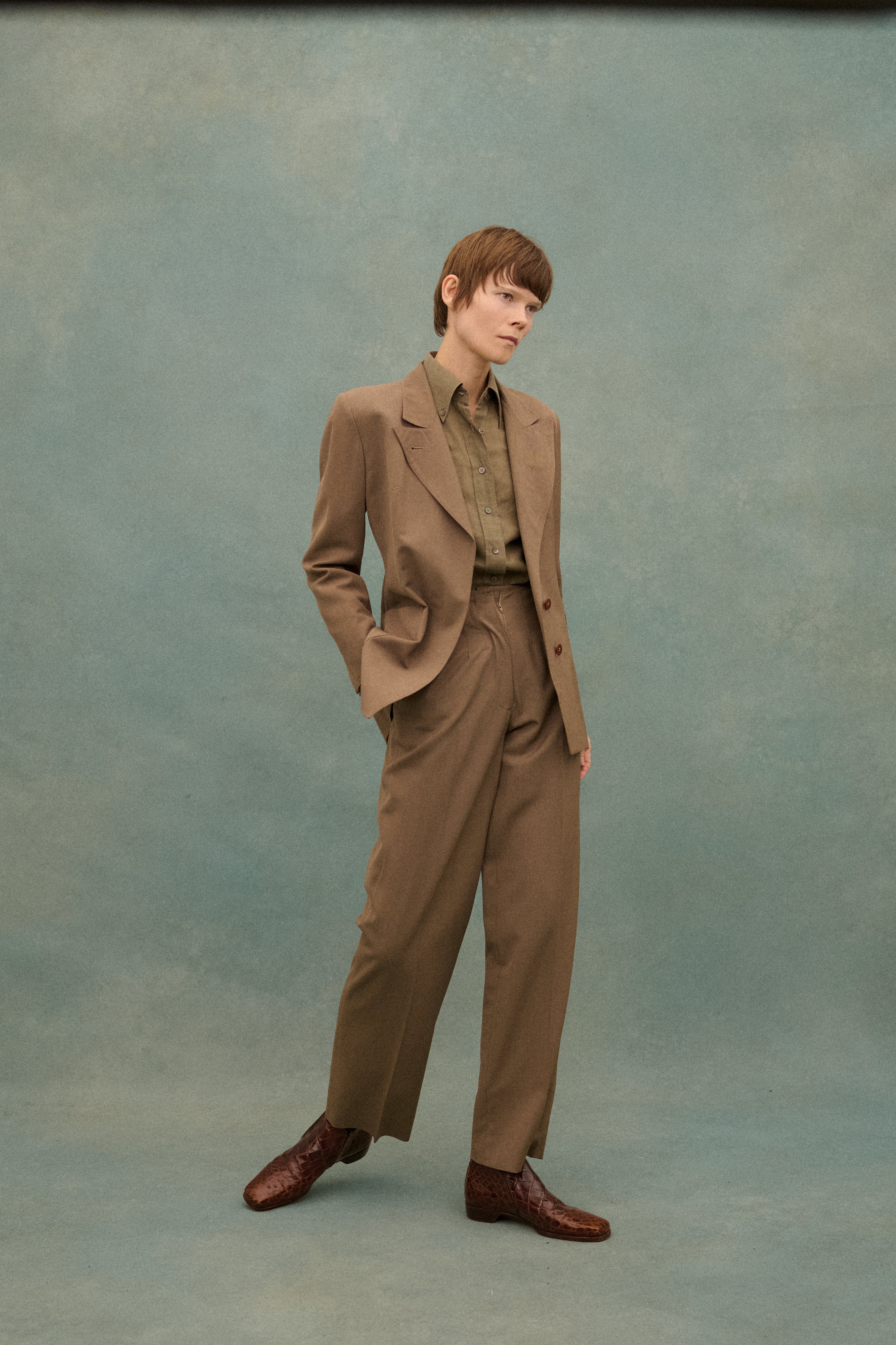 JPG Camel Suit - Desert Vintage