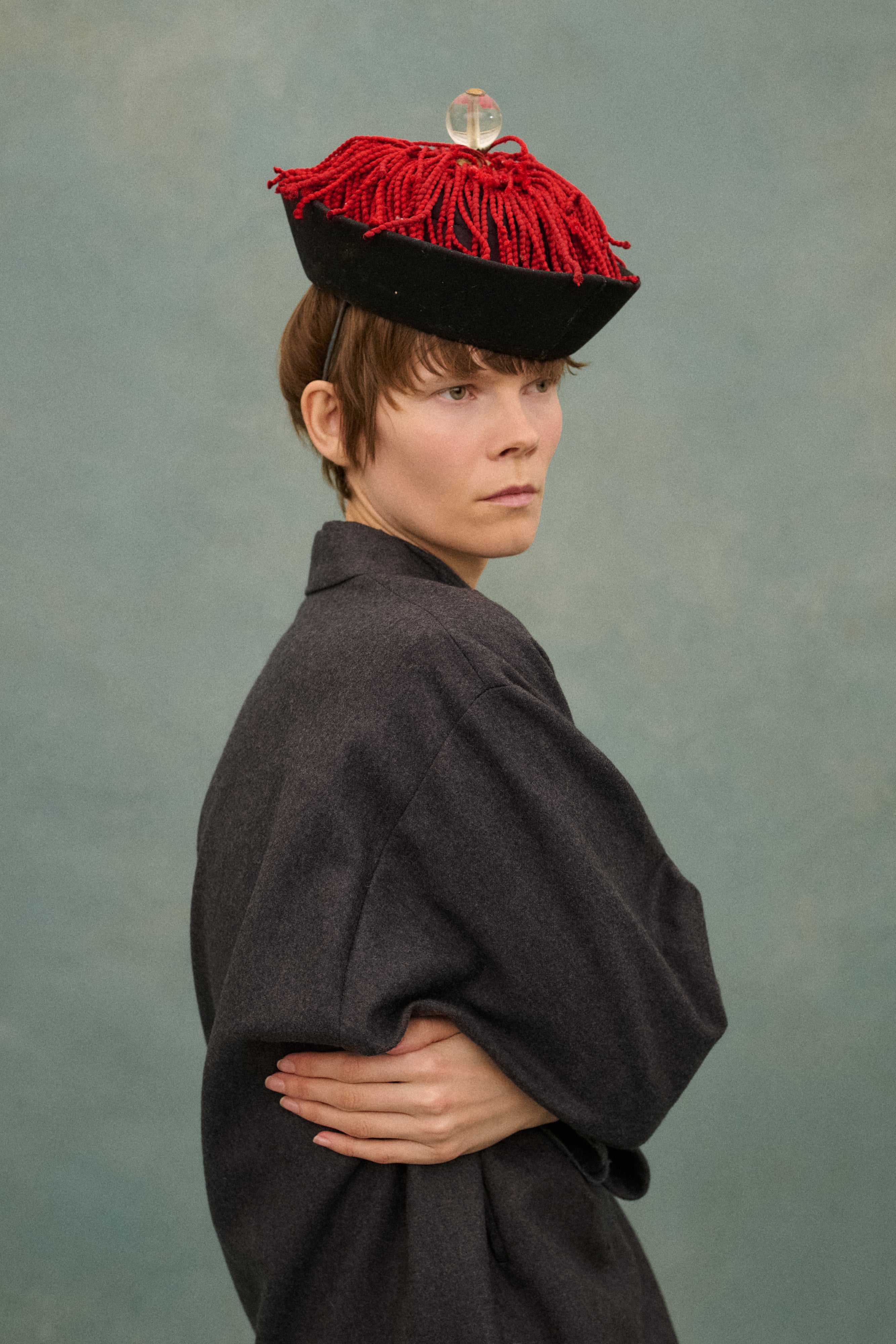 Antique Mandarin Hat - Desert Vintage
