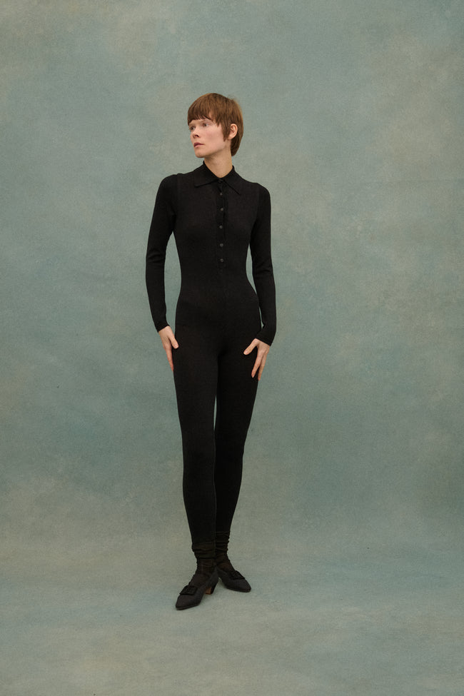 Alaïa Knit Jumpsuit - Desert Vintage