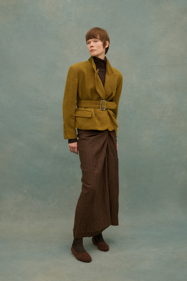 1994 Romeo Gigli Brown Skirt - Desert Vintage