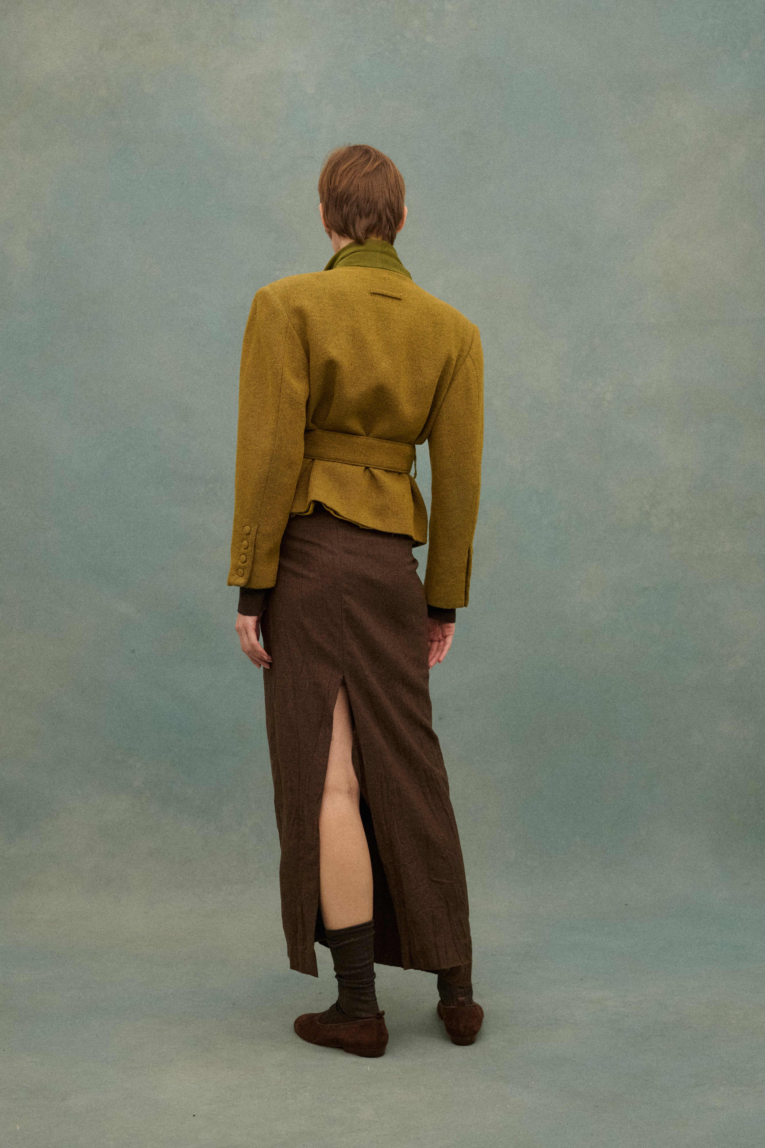 1994 Romeo Gigli Brown Skirt - Desert Vintage