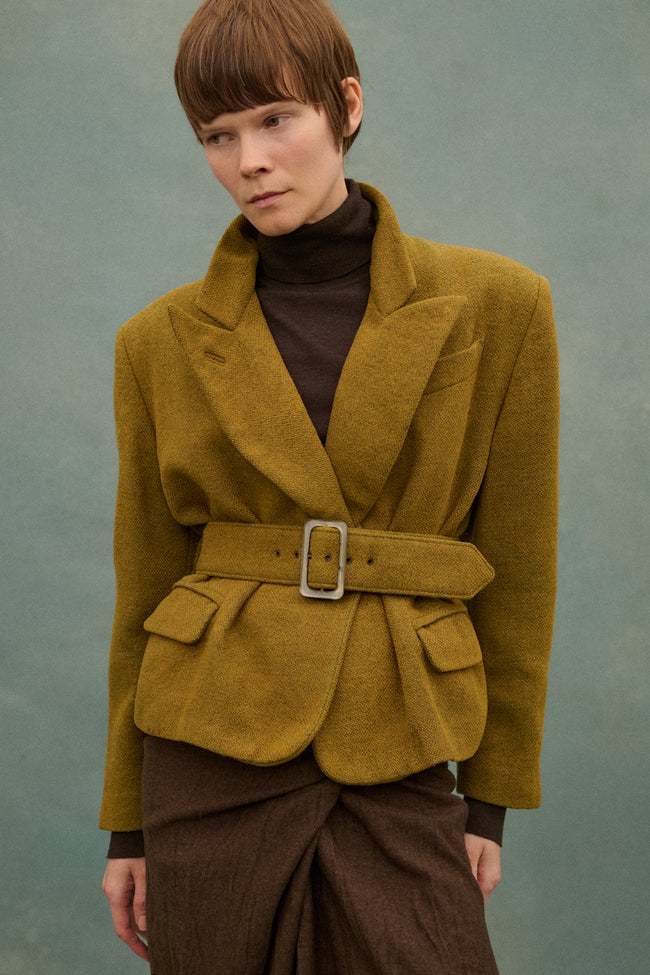 1990s JPG Tweed Coat - Desert Vintage