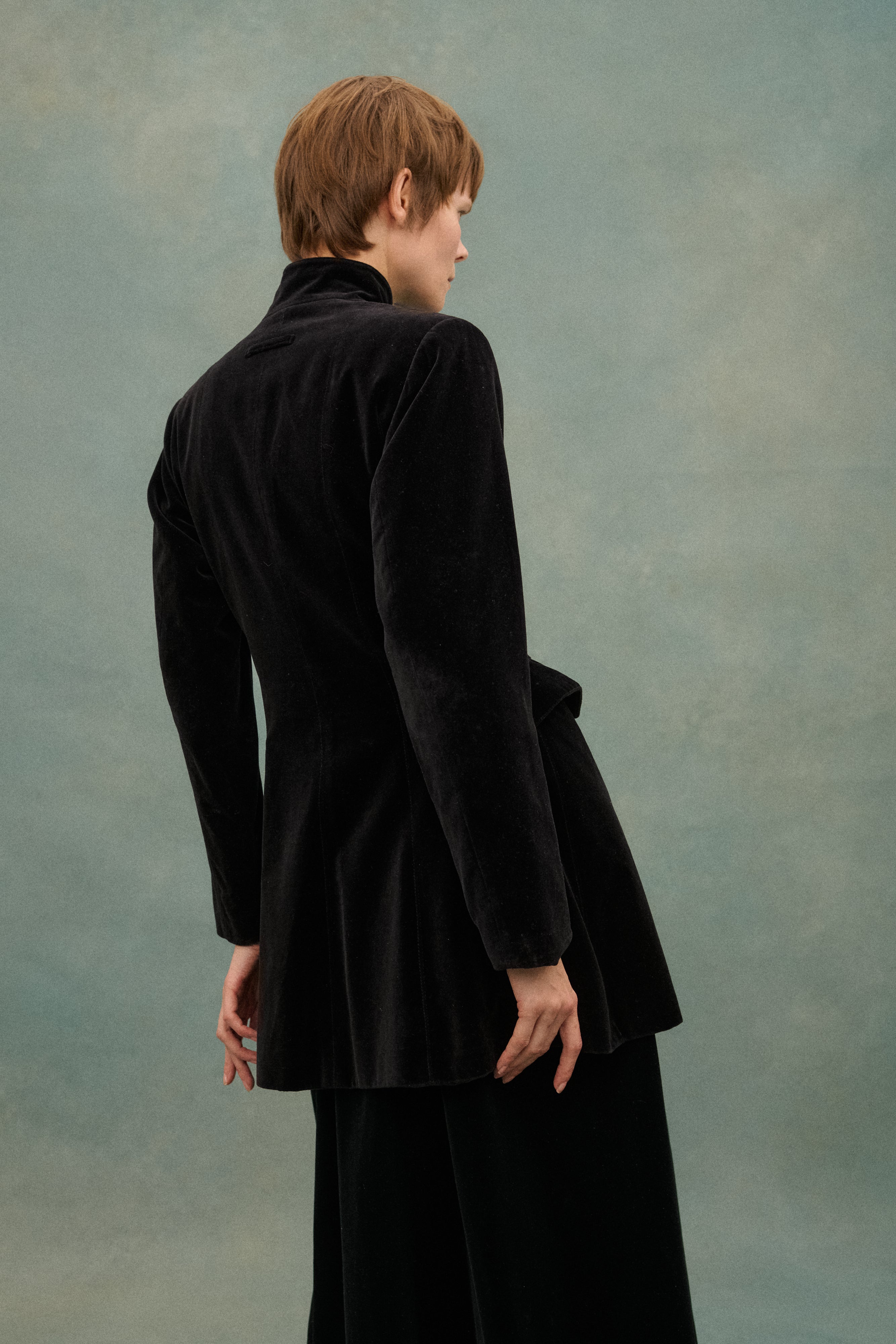 JPG Black Velvet Coat - Desert Vintage