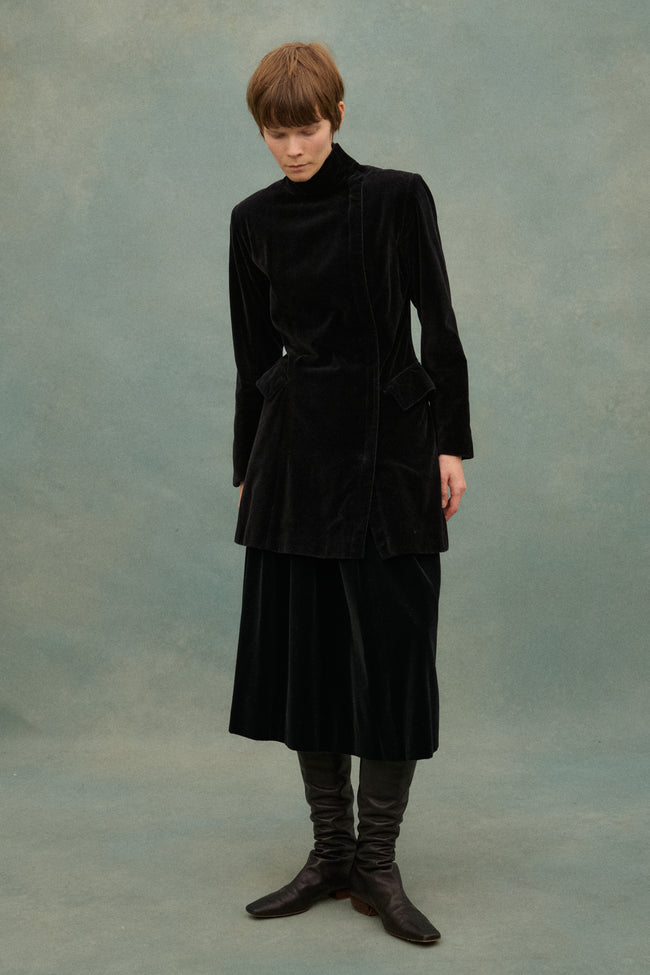 JPG Black Velvet Coat - Desert Vintage