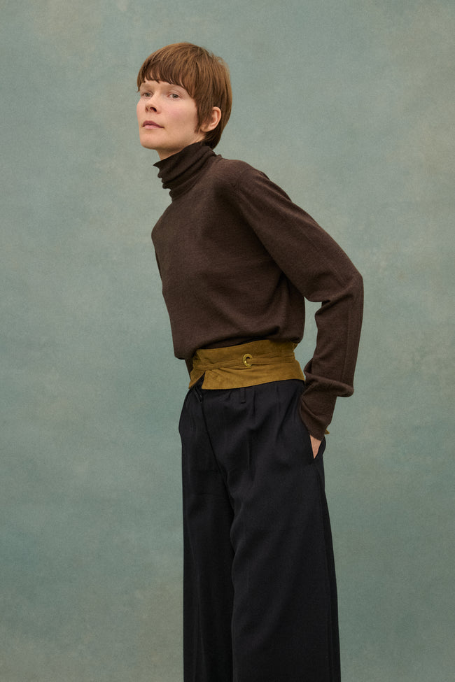 Bonnie Cashin Suede Wrap Belt - Desert Vintage