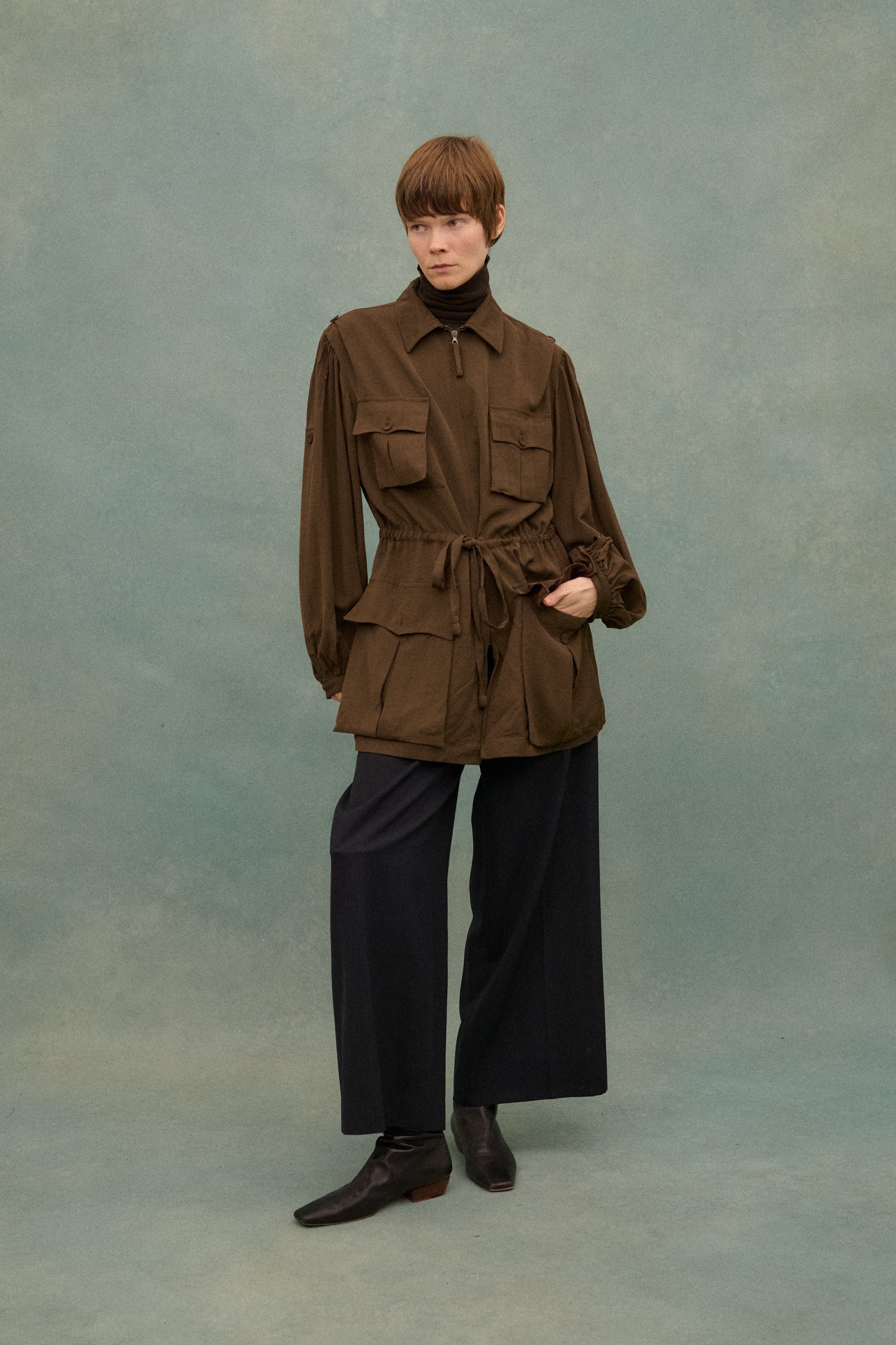 1990s JPG Brown Chore Coat - Desert Vintage