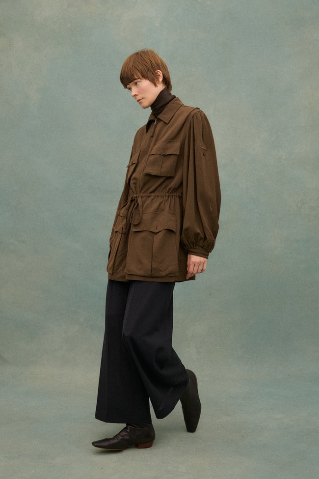 1990s JPG Brown Chore Coat - Desert Vintage