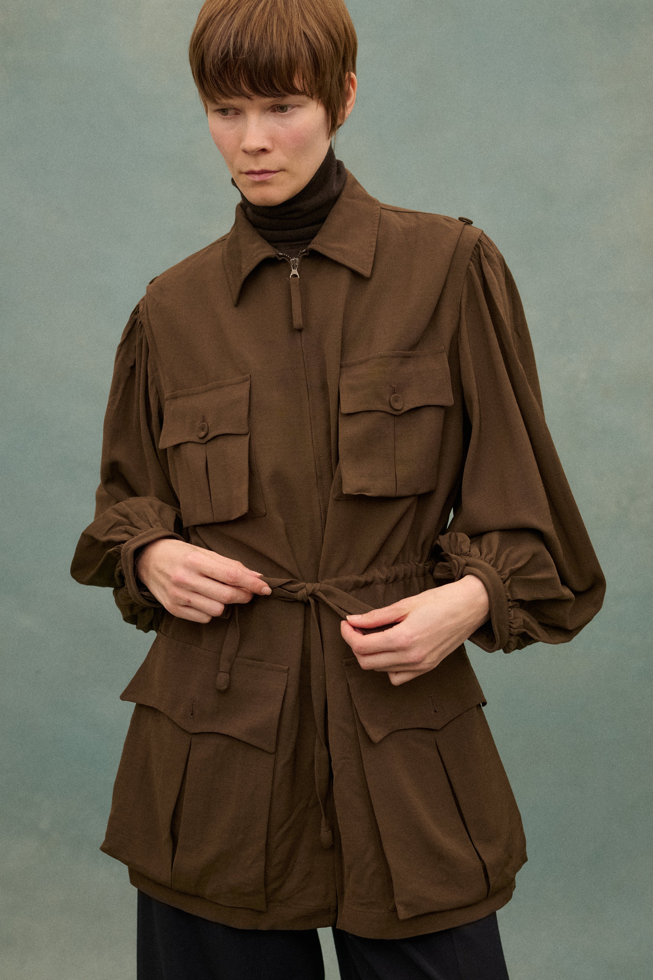 1990s JPG Brown Chore Coat - Desert Vintage