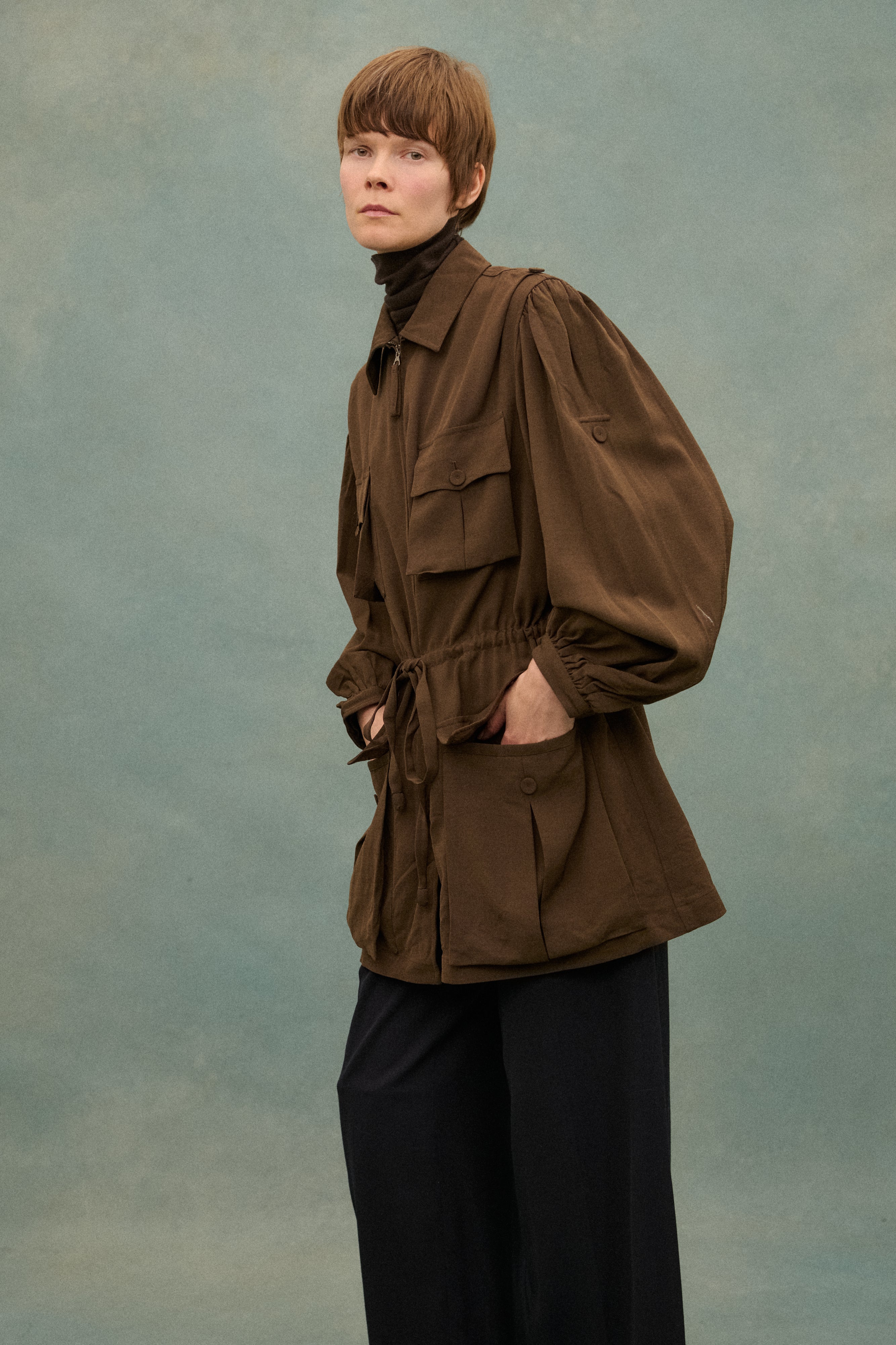 1990s JPG Brown Chore Coat - Desert Vintage