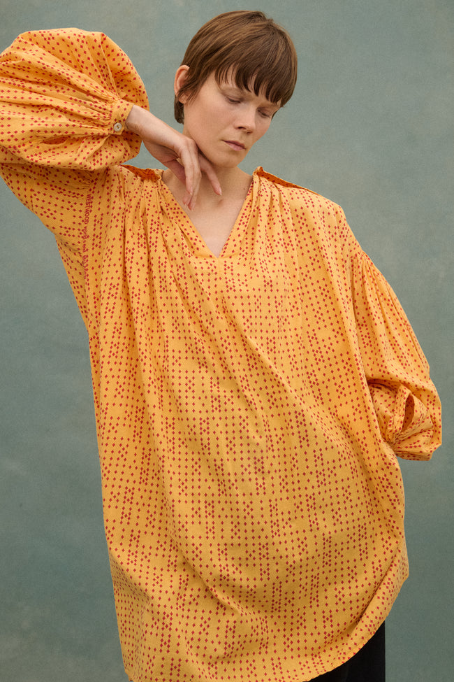 Worlds End Cotton Tunic - Desert Vintage