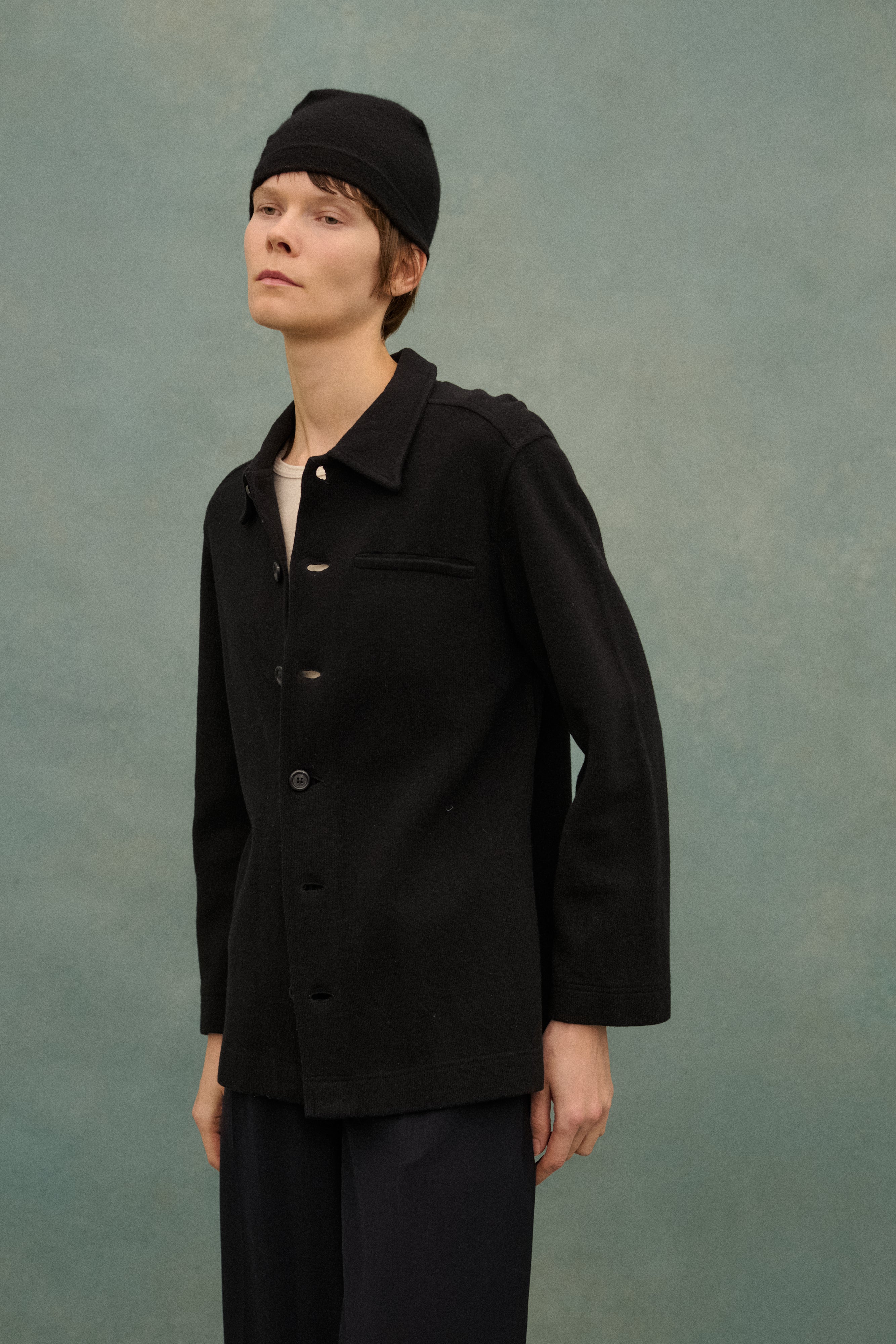 Dries Van Noten Black Chore Coat - Desert Vintage