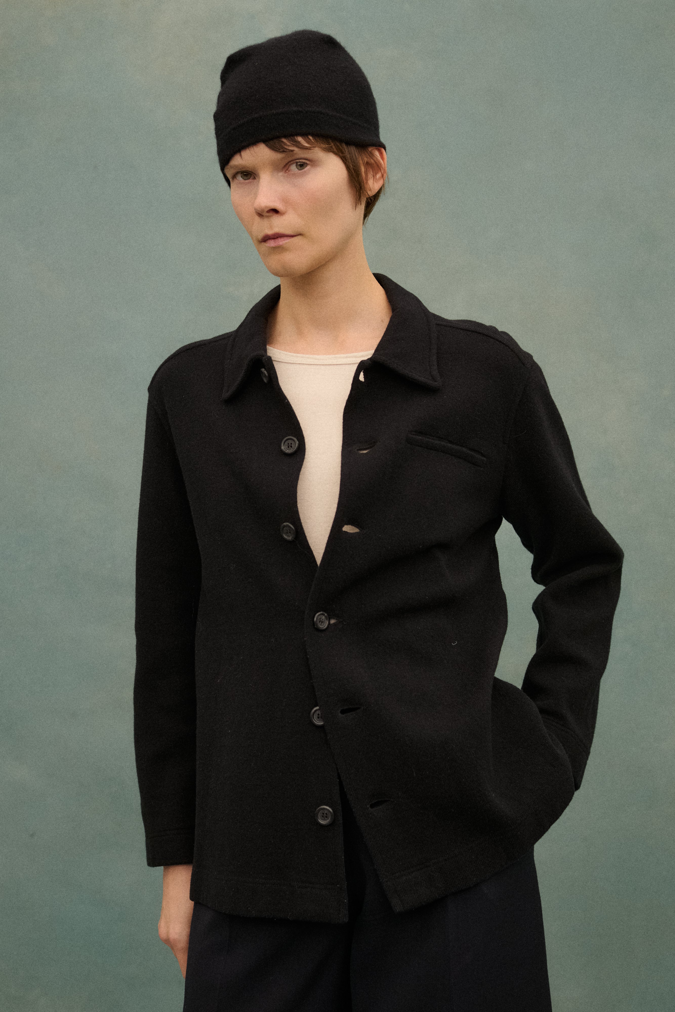 Dries Van Noten Black Chore Coat - Desert Vintage