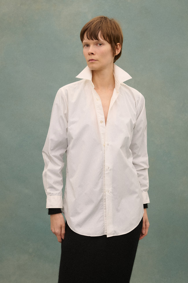 Margiela era Hermes White Blouse - Desert Vintage