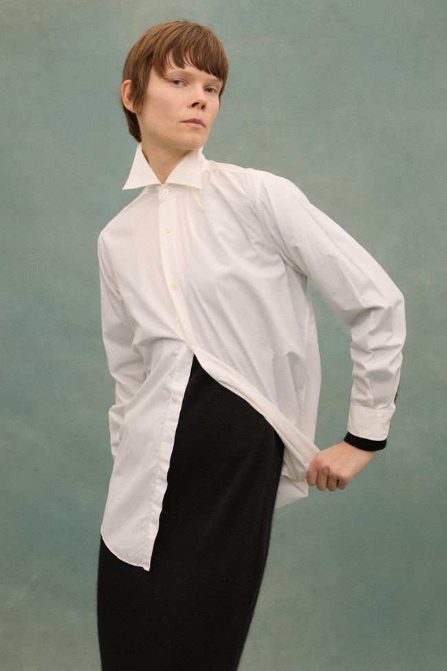 Margiela era Hermes White Blouse - Desert Vintage