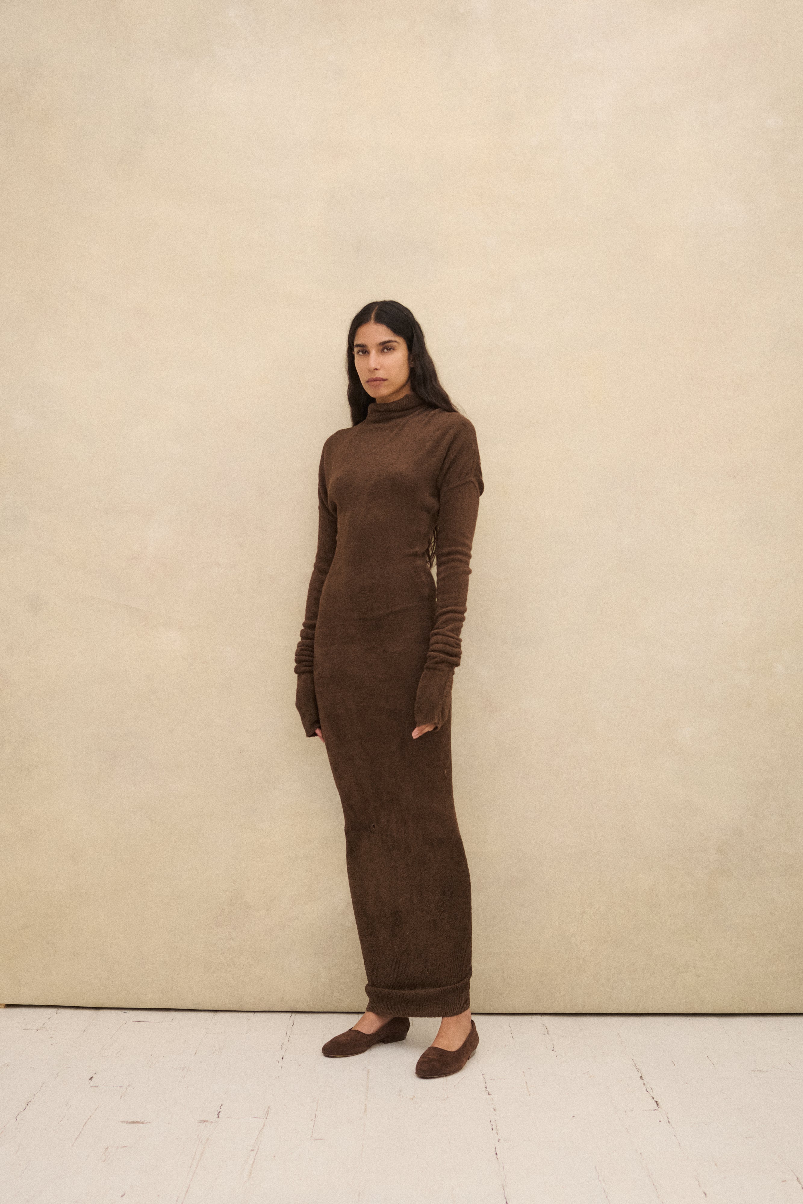 Alaïa Brown Terry Dress - Desert Vintage