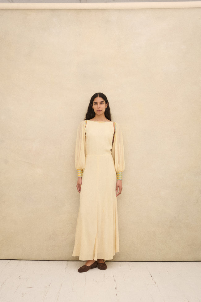 Lagerfeld era Chloé Silk Gown - Desert Vintage