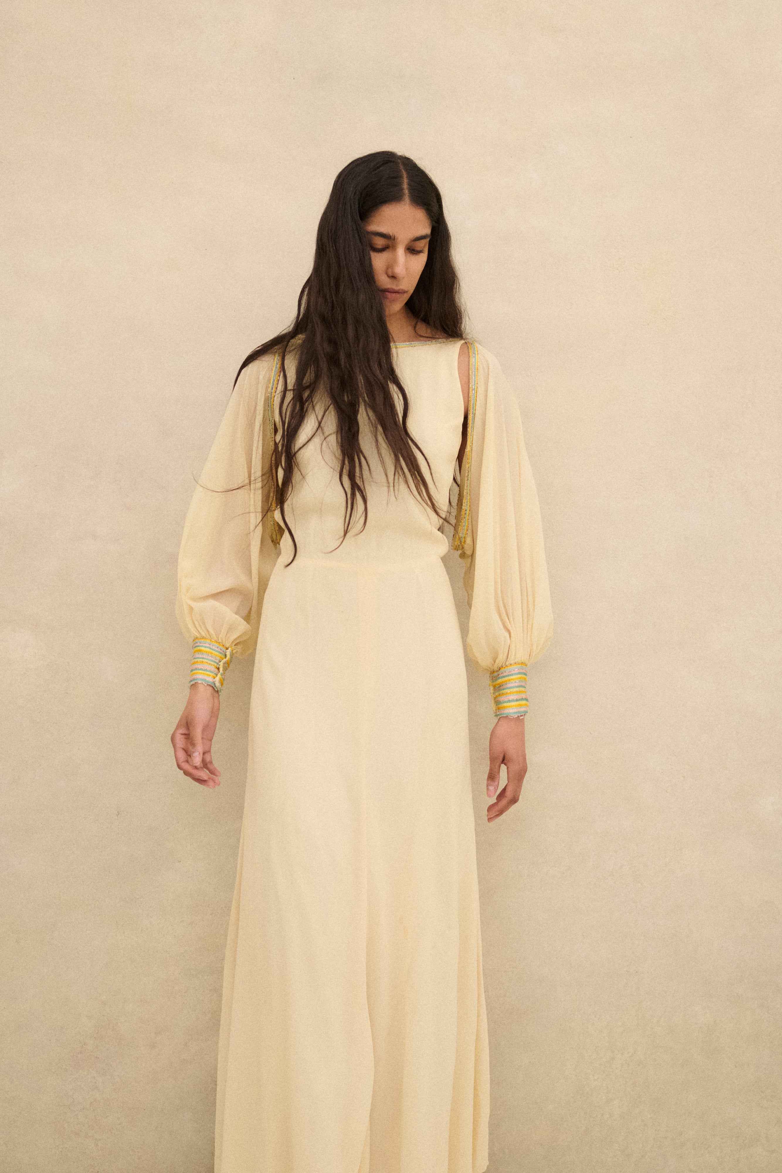 Lagerfeld era Chloé Silk Gown - Desert Vintage