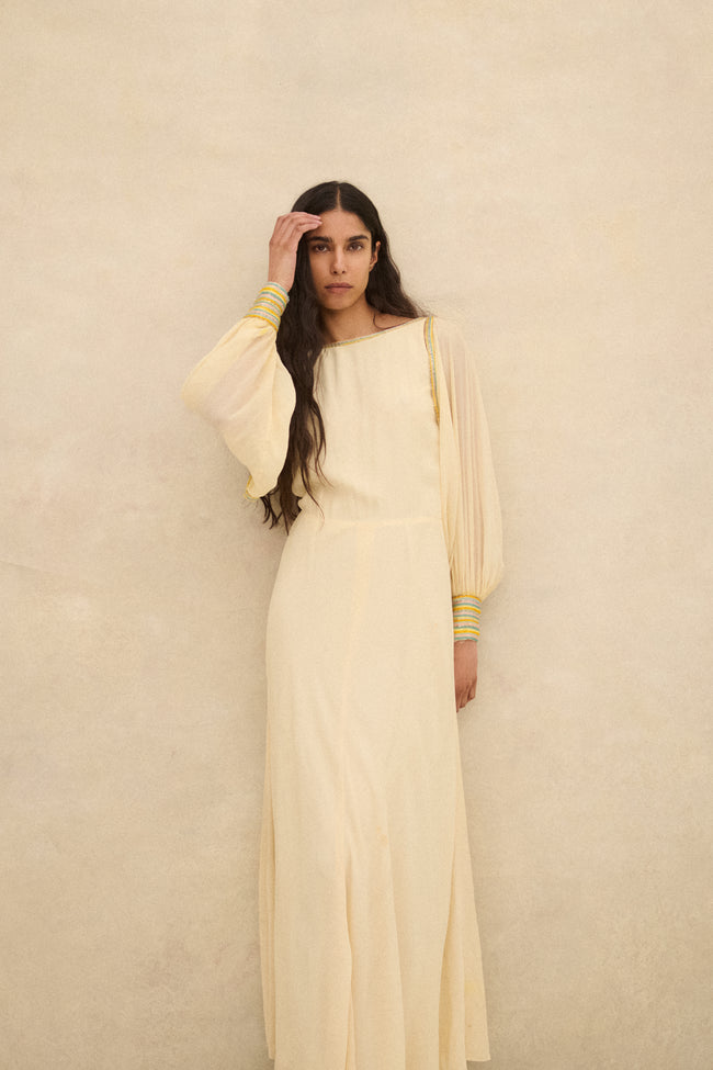 Lagerfeld era Chloé Silk Gown - Desert Vintage