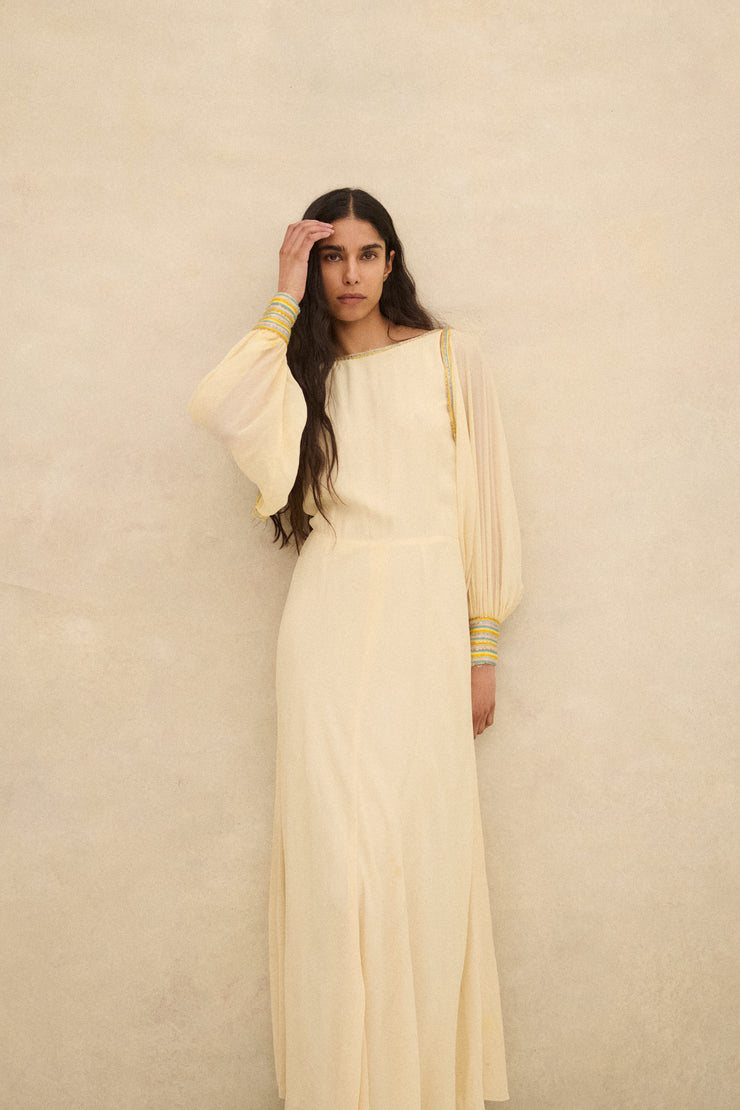 Lagerfeld era Chloé Silk Gown - Desert Vintage