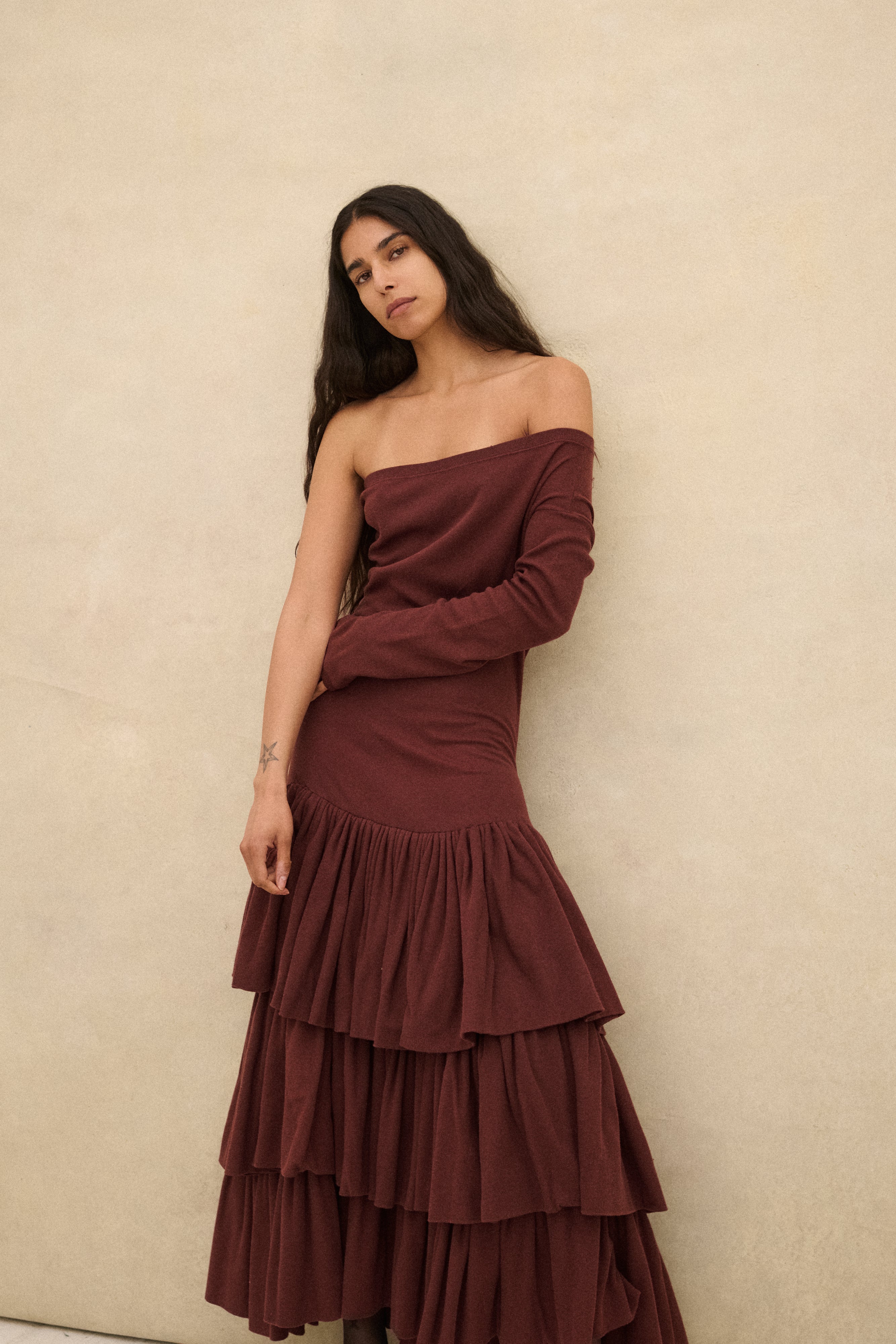 Callaghan Brick Red Gown - Desert Vintage