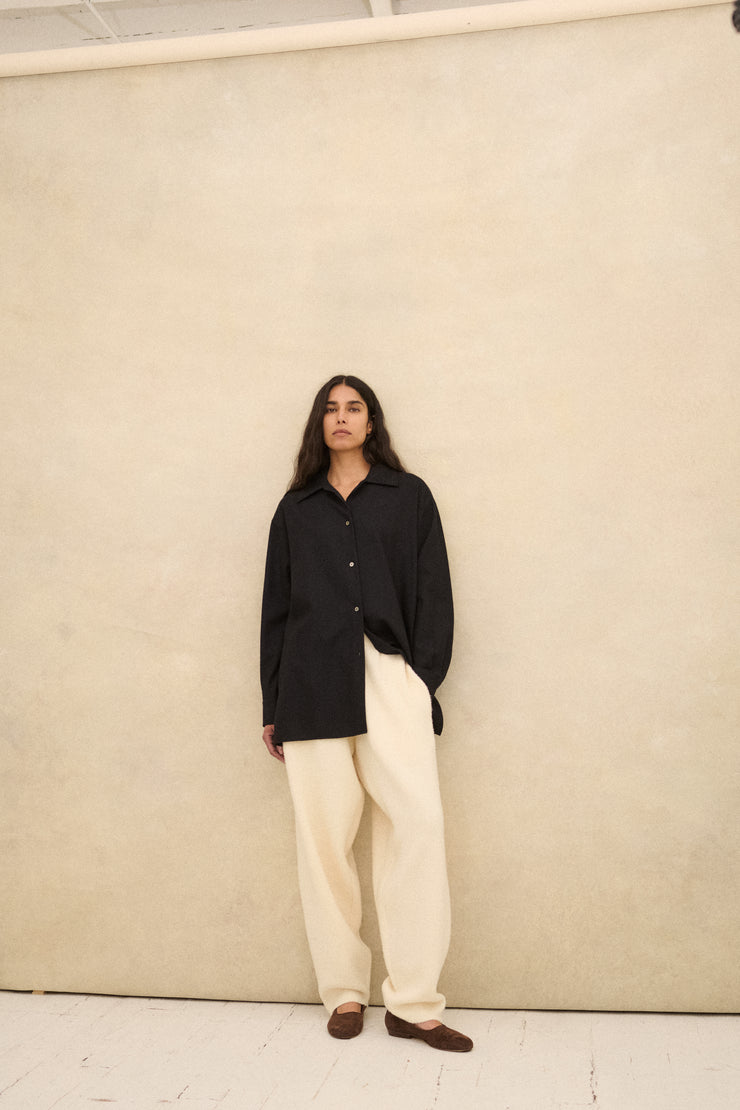 The Row Ivory Trousers - Desert Vintage