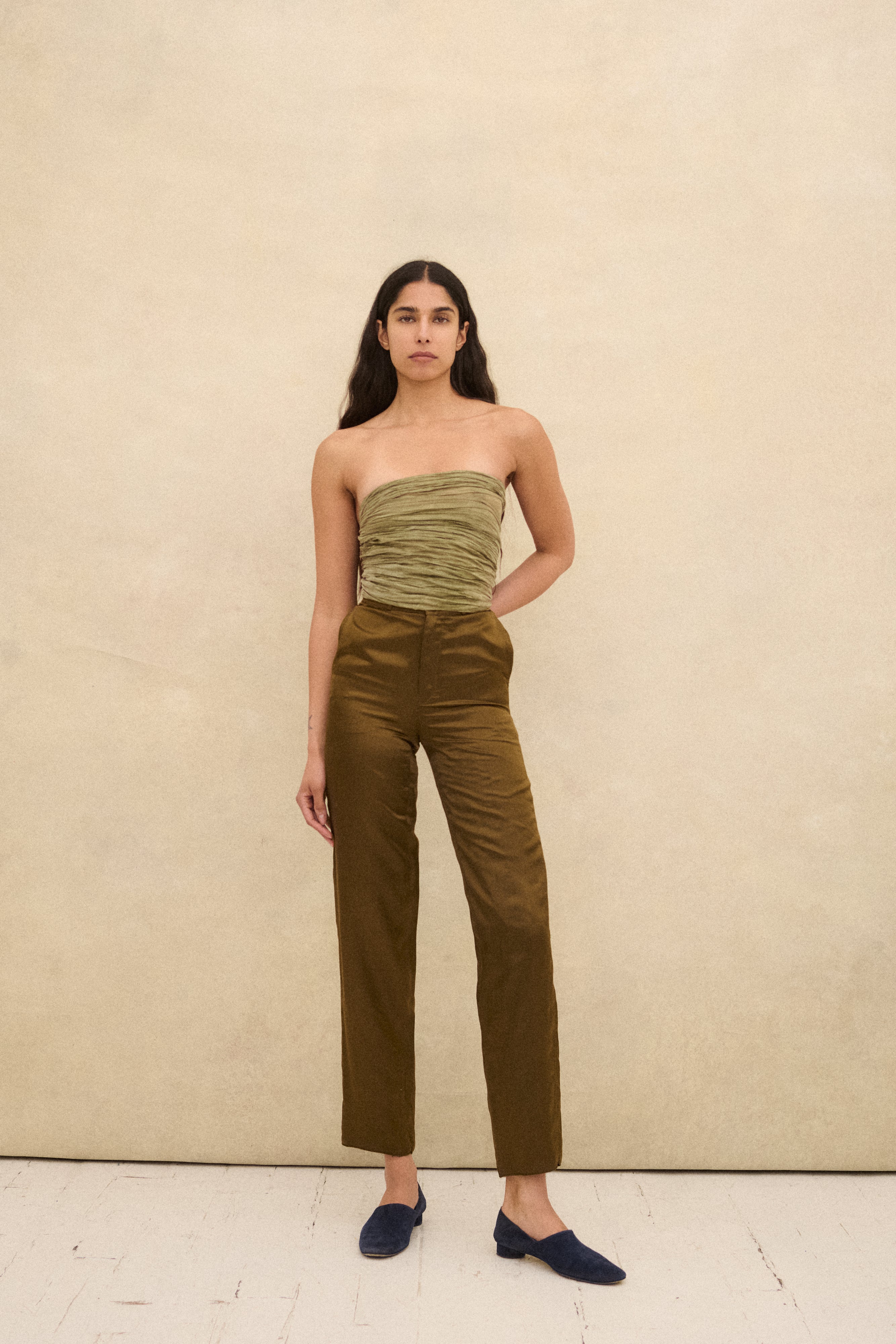 Armani Khaki Trousers - Desert Vintage