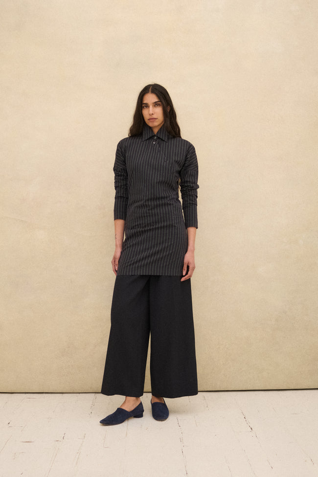 Jean Paul Gaultier Pinstripe Tunic - Desert Vintage
