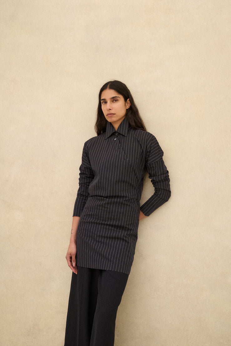 Jean Paul Gaultier Pinstripe Tunic - Desert Vintage