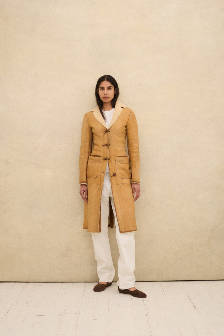 Miu Miu Shearling Coat - Desert Vintage