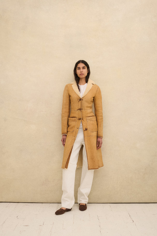 Miu Miu Shearling Coat - Desert Vintage