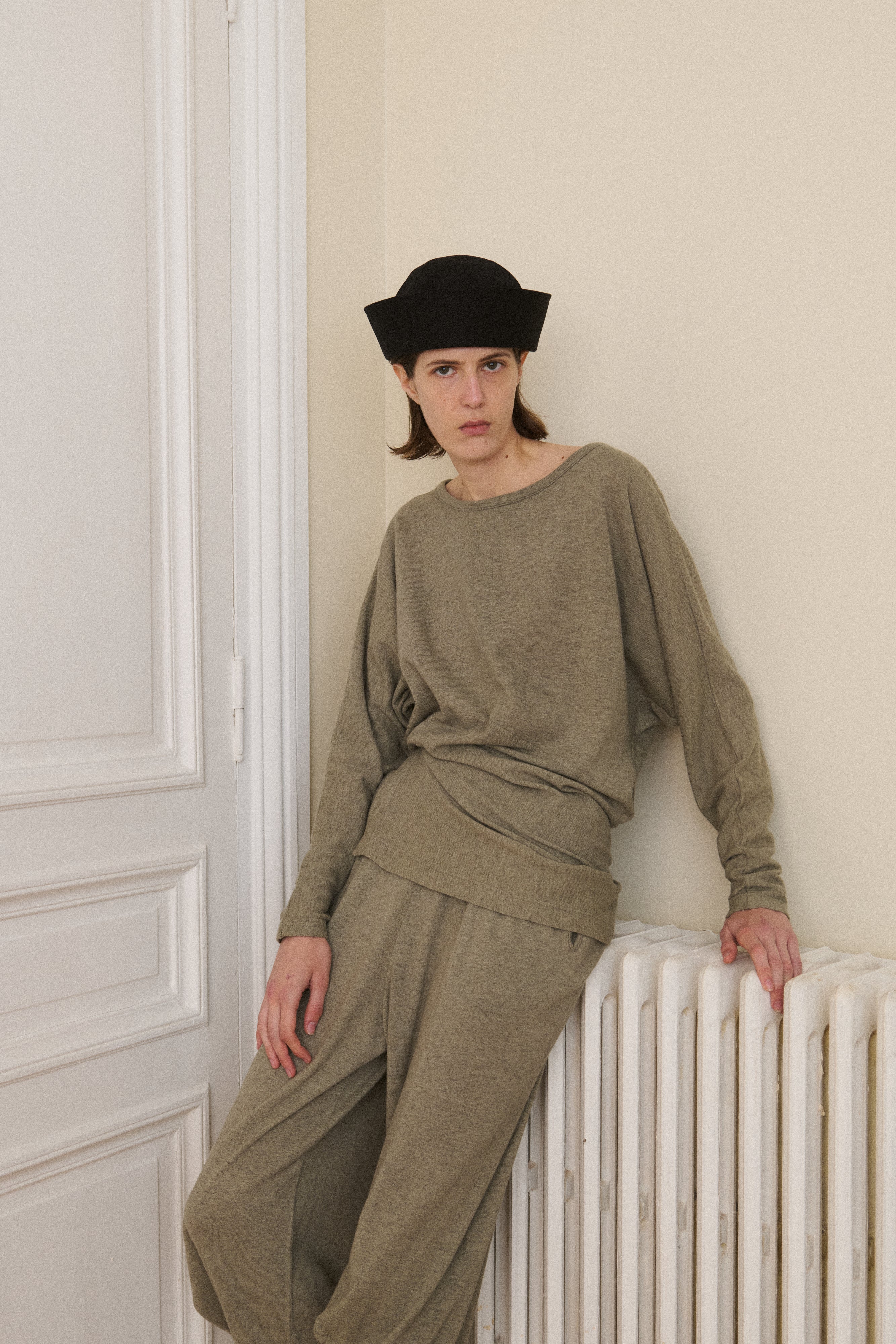 Issey Miyake Ecru Ensemble - Desert Vintage