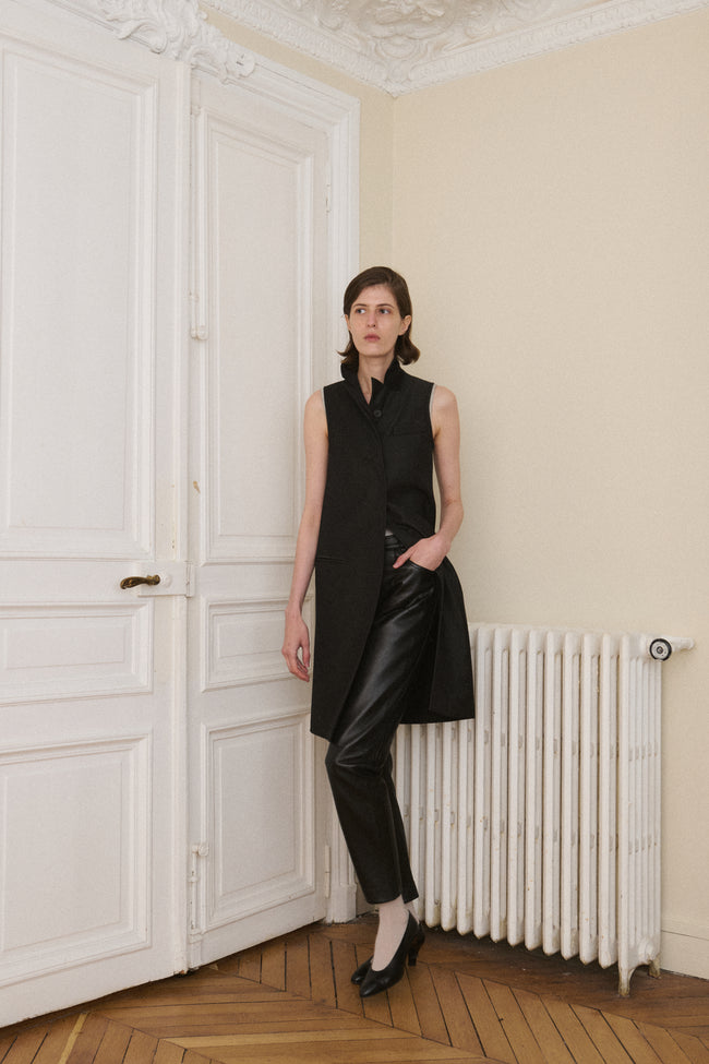 Alaia Leather Trousers - Desert Vintage