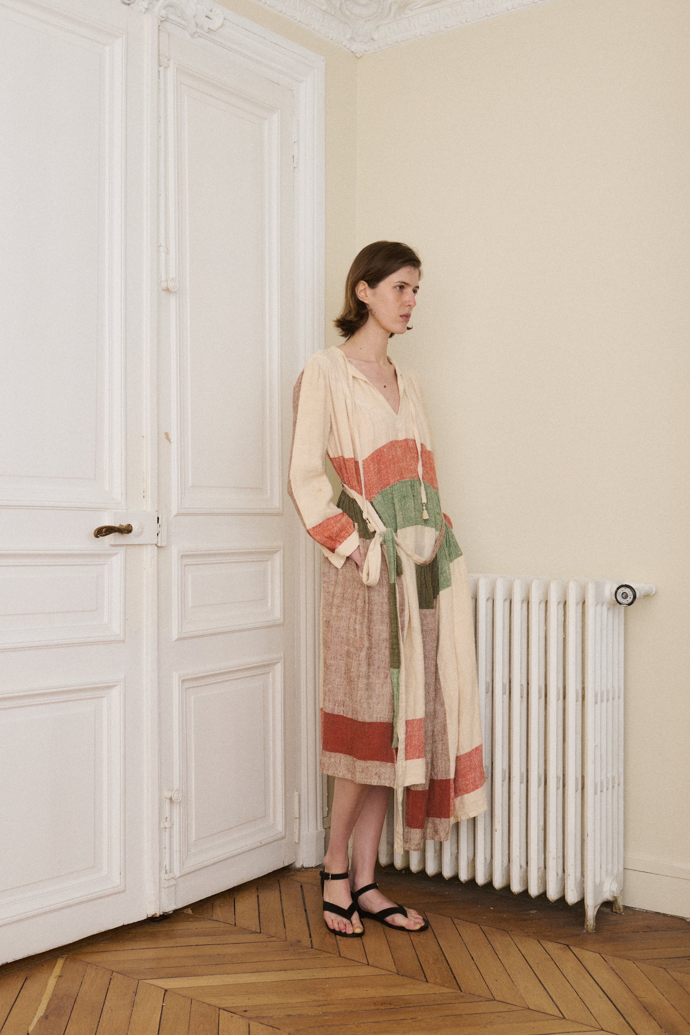 Laura Biagotti Silk Linen Dress - Desert Vintage
