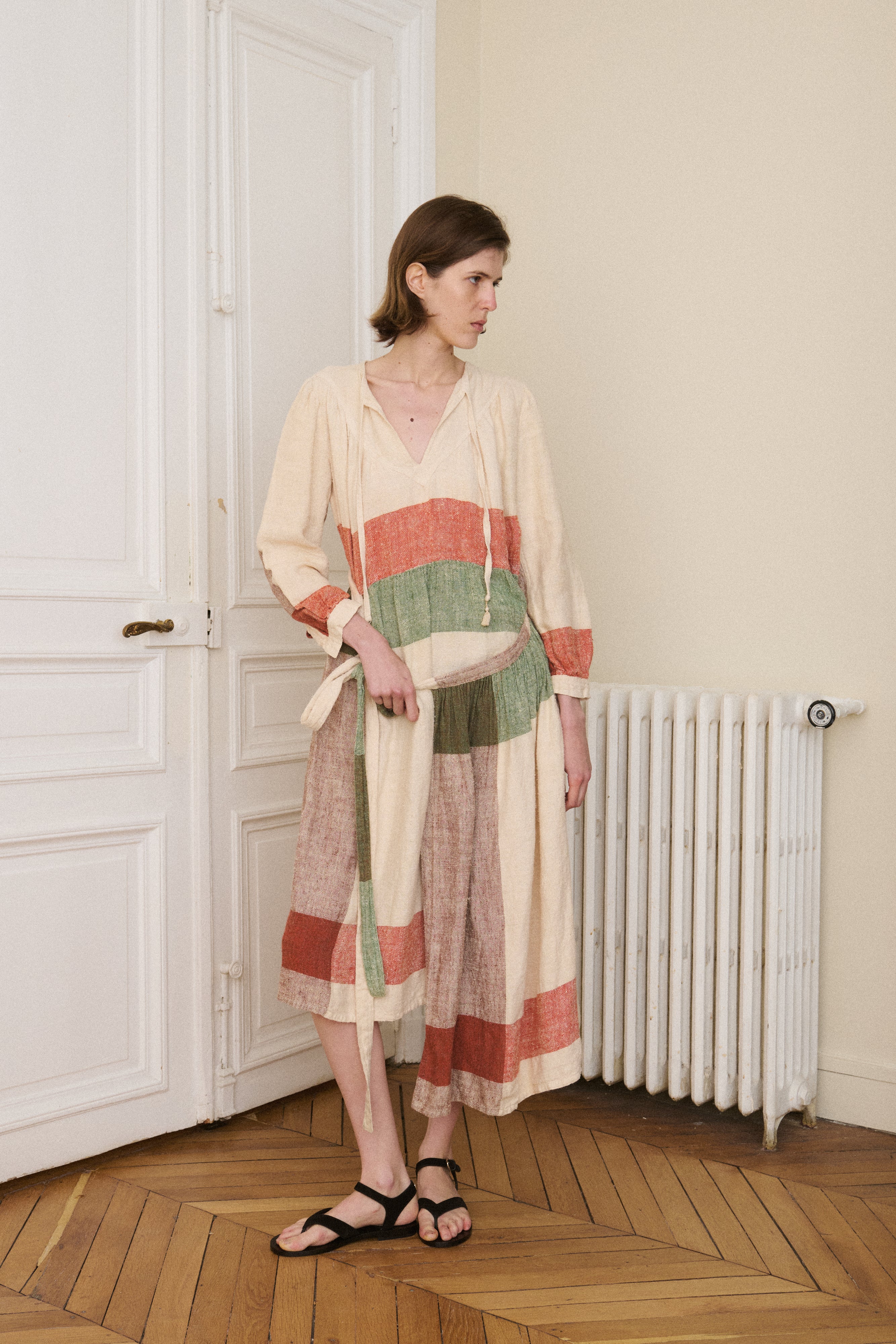 Laura Biagotti Silk Linen Dress - Desert Vintage