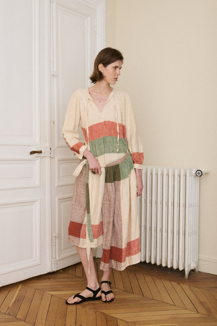 Laura Biagiotti Silk Linen Dress - Desert Vintage