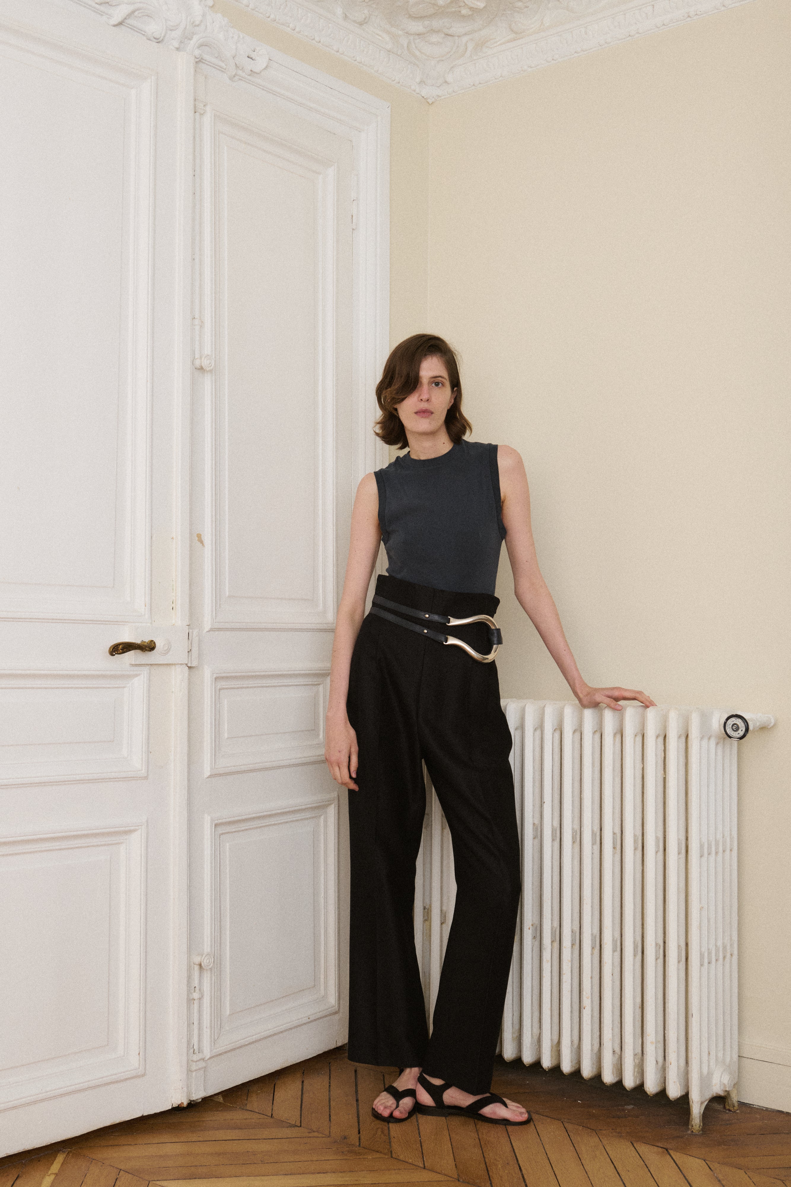 Alaia High Waist Trousers - Desert Vintage
