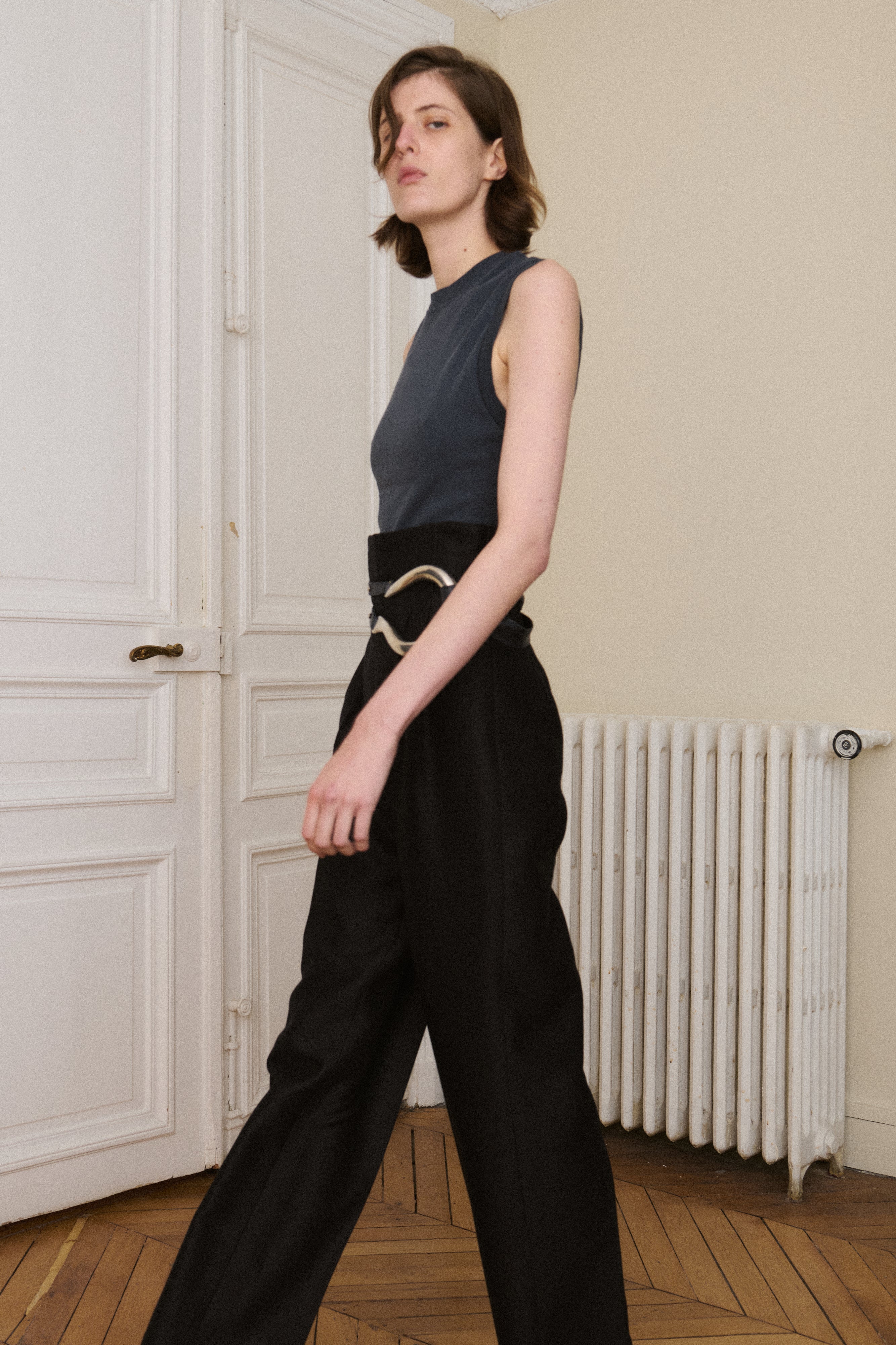 Alaia High Waist Trousers - Desert Vintage