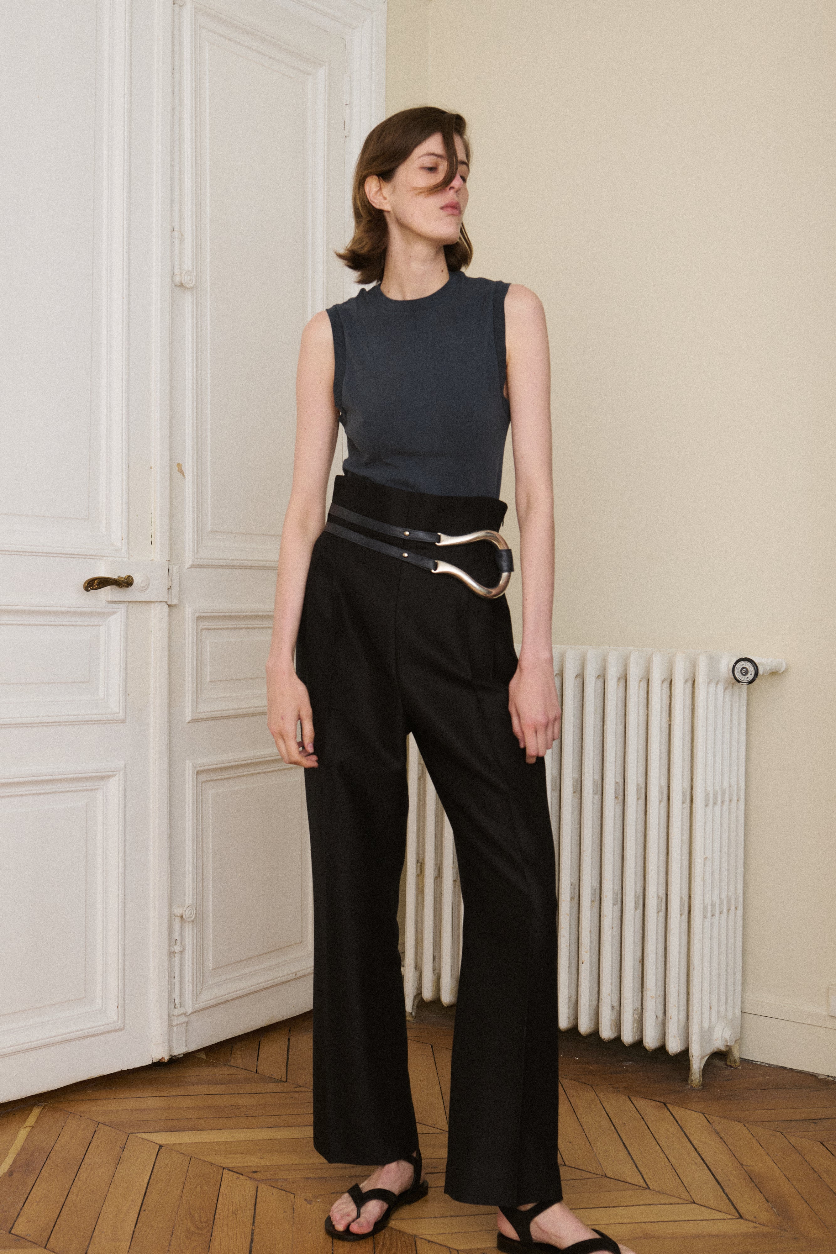 Alaia High Waist Trousers - Desert Vintage