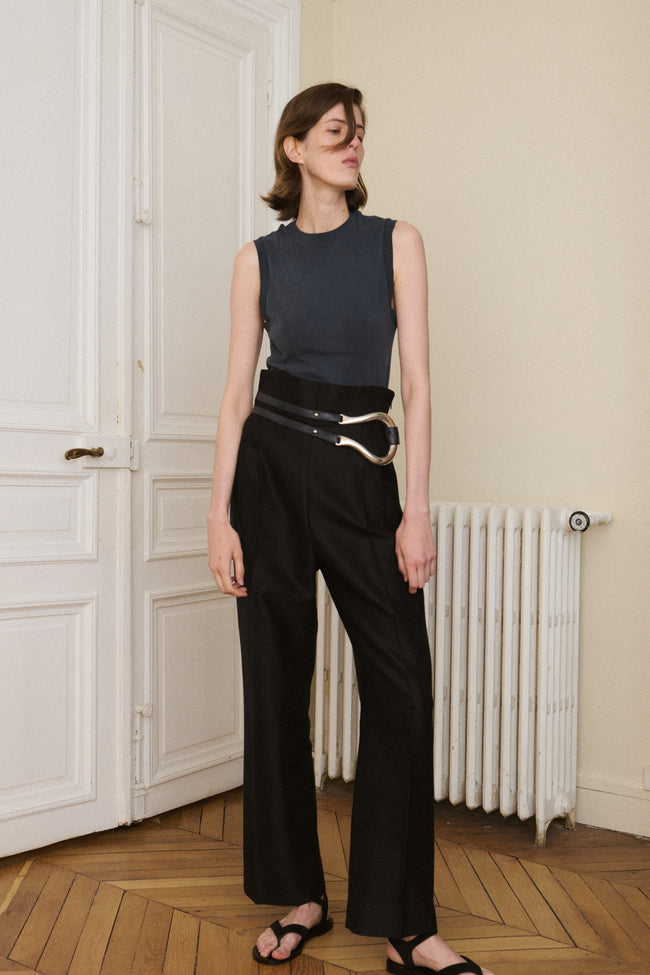 Alaia High Waist Trousers - Desert Vintage
