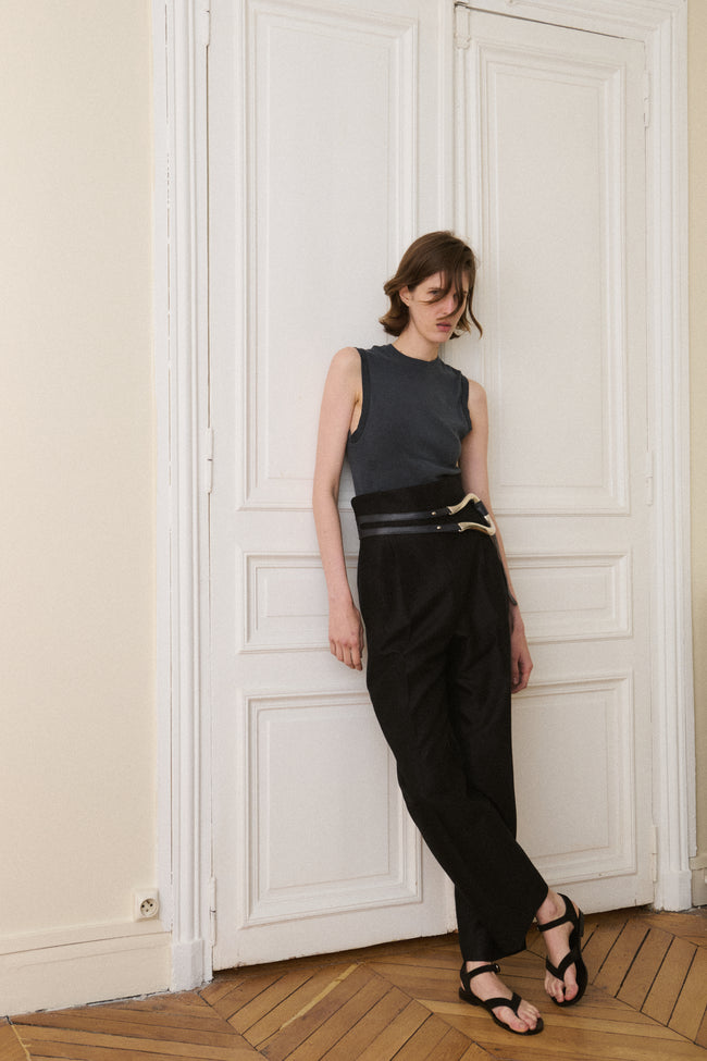 Alaia High Waist Trousers - Desert Vintage