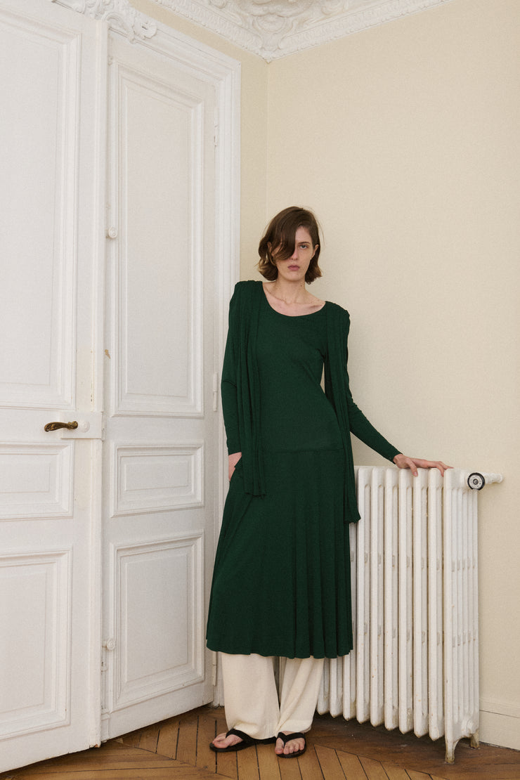 Jean Muir Green Dress - Desert Vintage