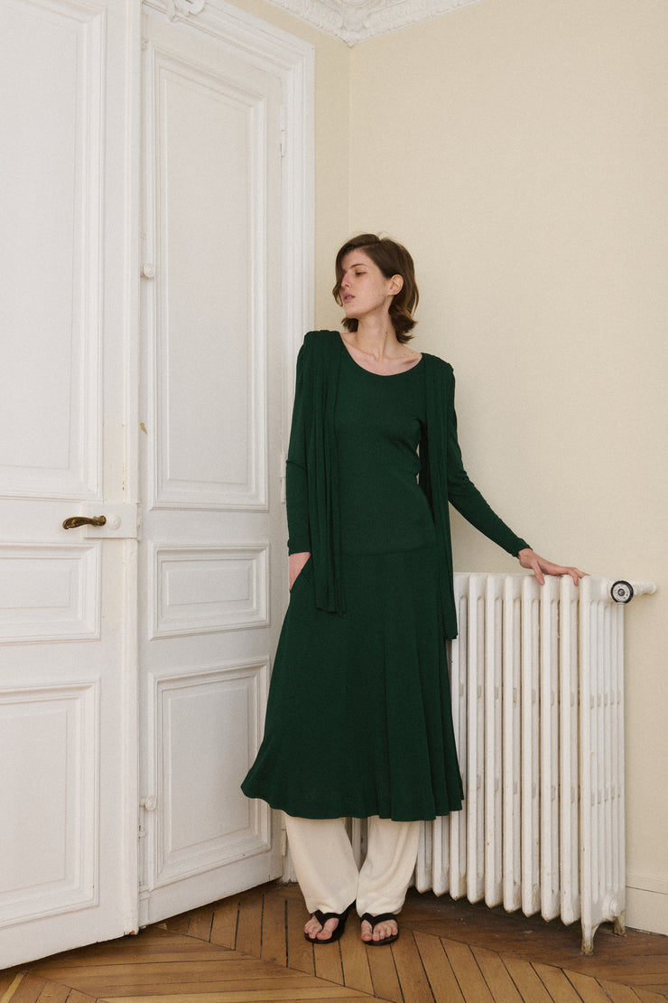 Jean Muir Green Dress - Desert Vintage