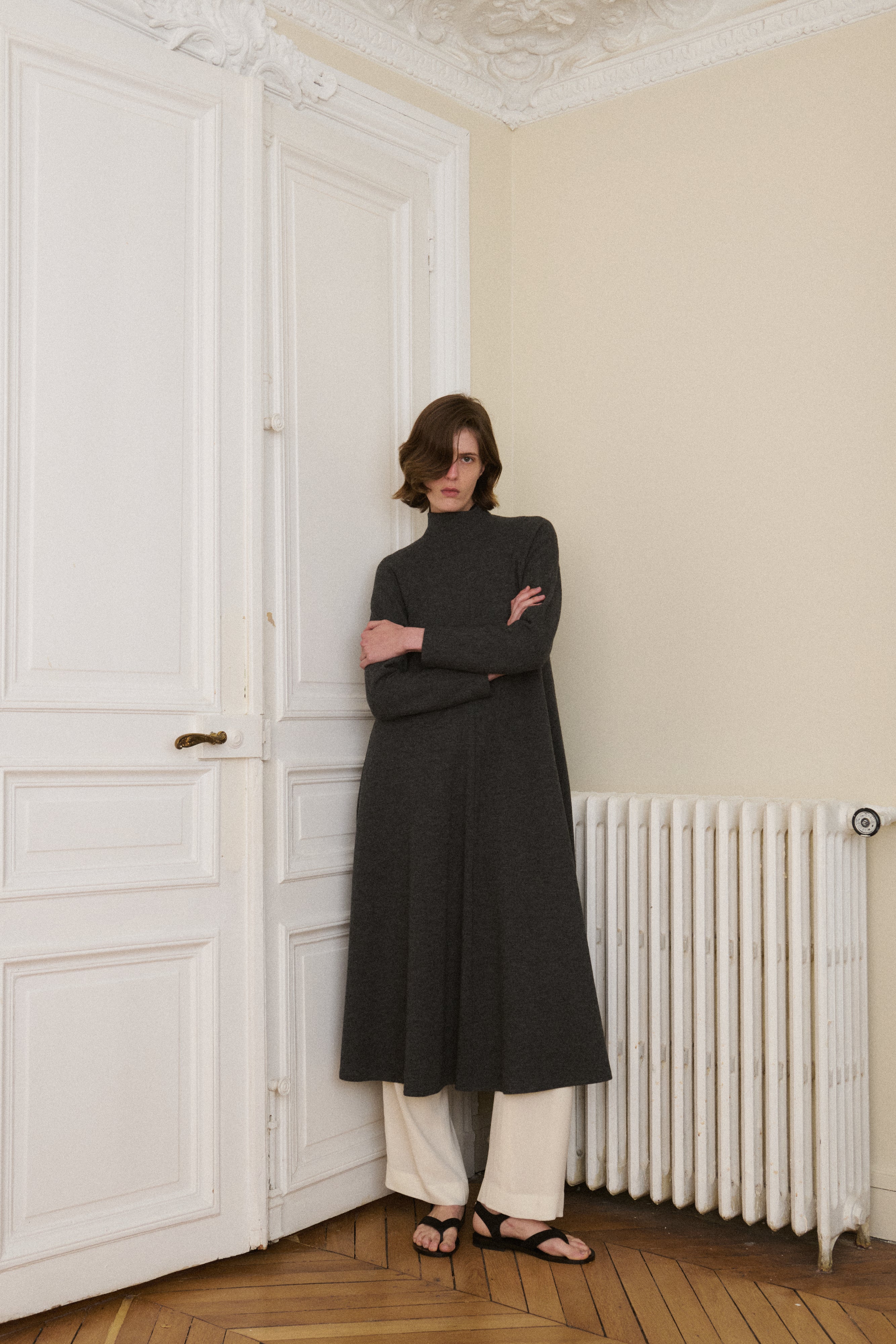 Geoffrey Beene Grey Dress - Desert Vintage