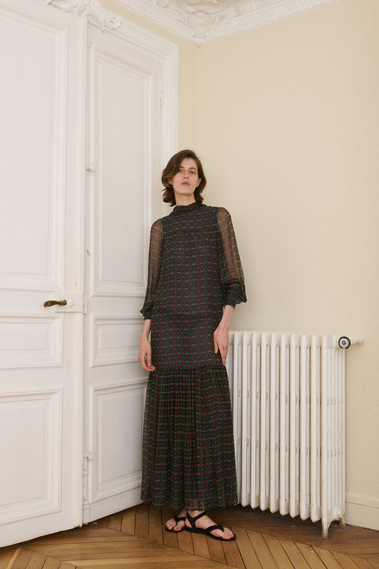 Oscar de la Renta Chiffon Dress - Desert Vintage