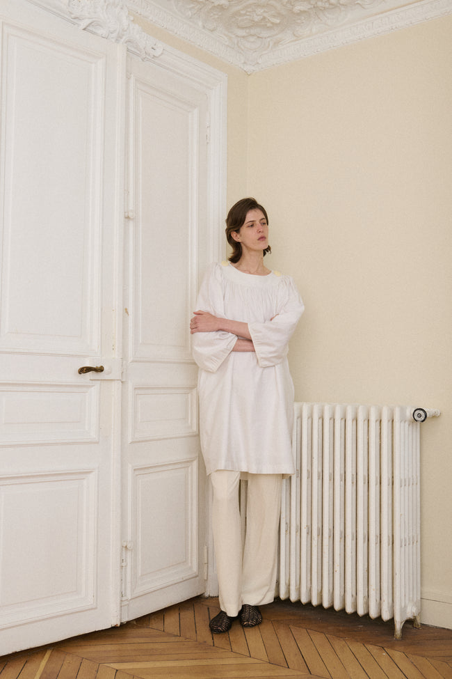 Ysl White Smock - Desert Vintage