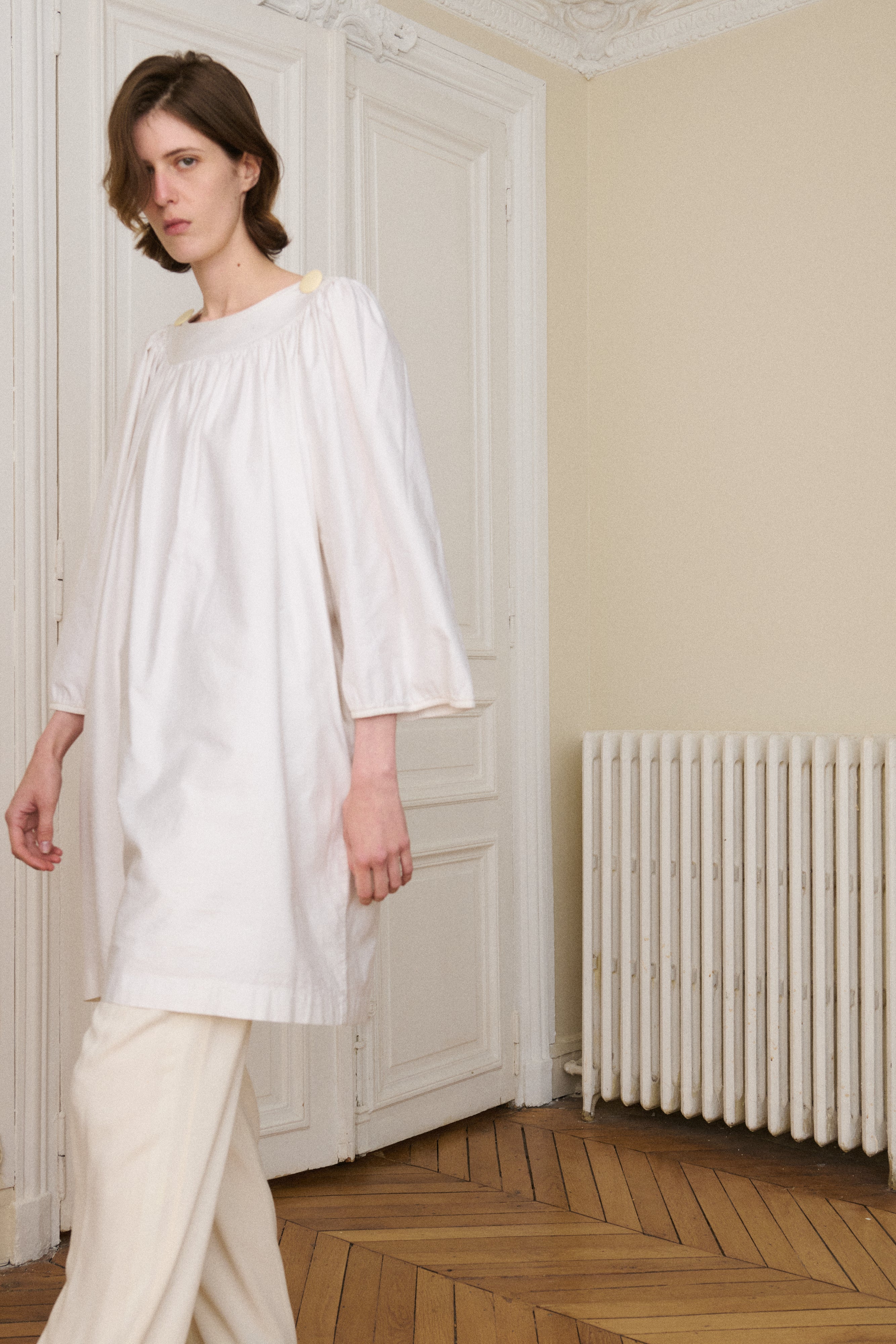 Ysl White Smock - Desert Vintage