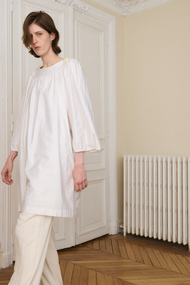 Ysl White Smock - Desert Vintage