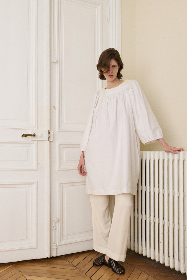 Ysl White Smock - Desert Vintage