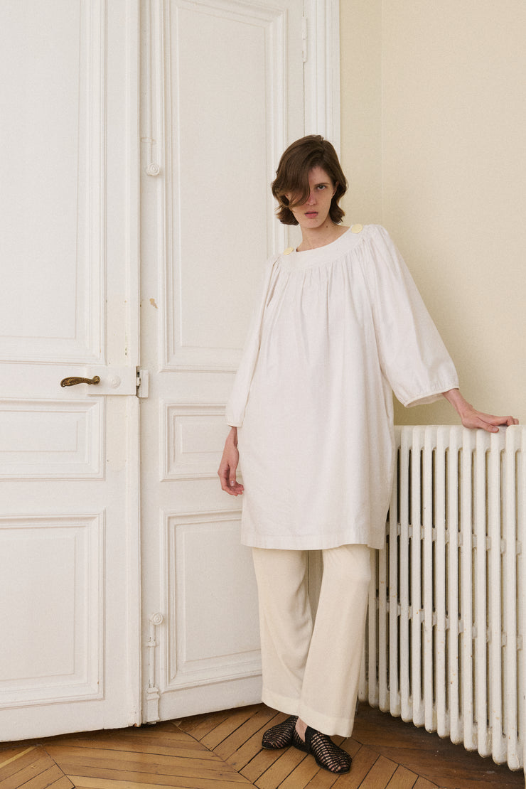 Ysl White Smock - Desert Vintage