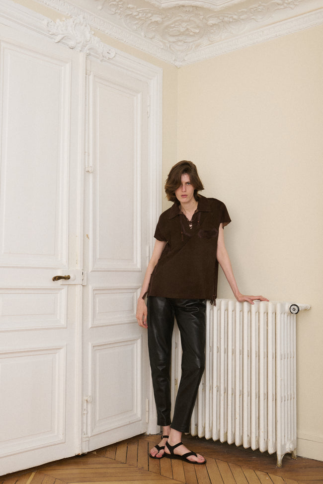 Number (N)ine Suede Top - Desert Vintage